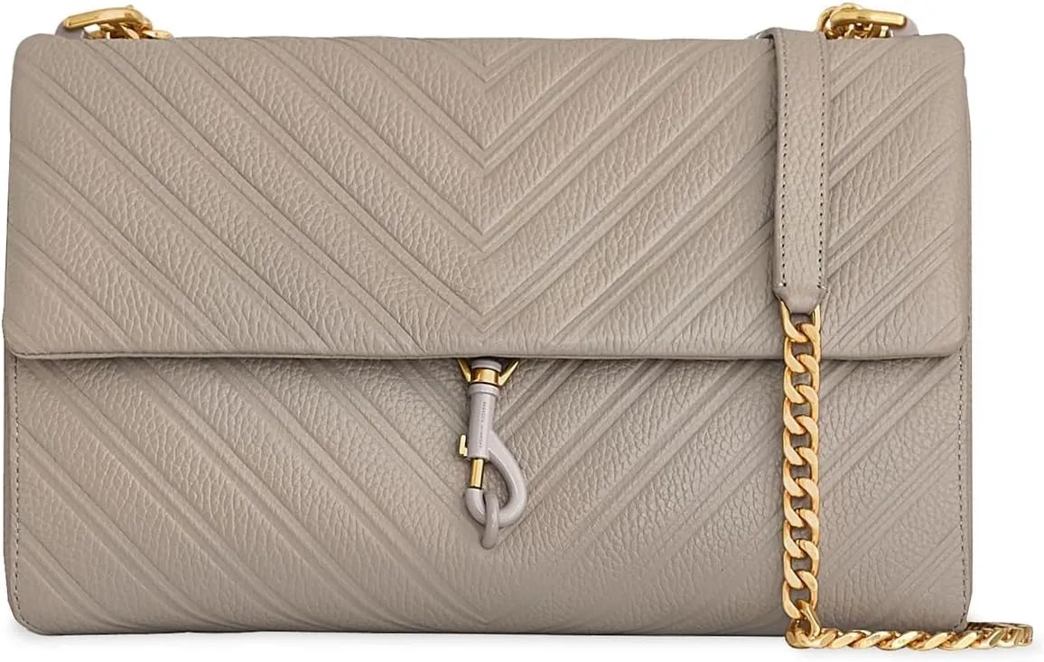 Rebecca Minkoff Edie Emboss Lg Shoulder