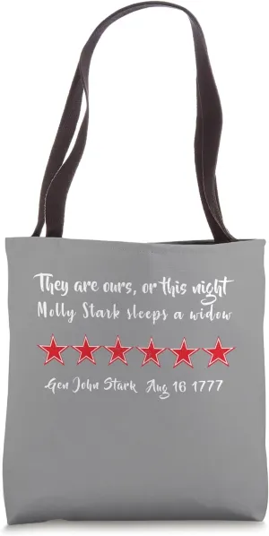 Revolutionary War John Stark Battle Bennington 1777 Rustic Tote Bag