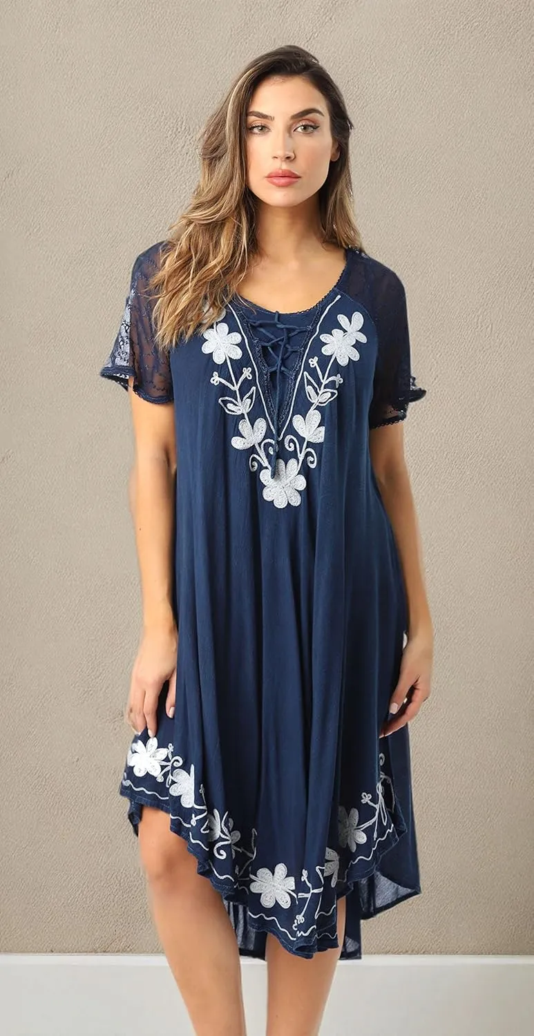 Riviera Sun Short Sleeve Dresses for Women