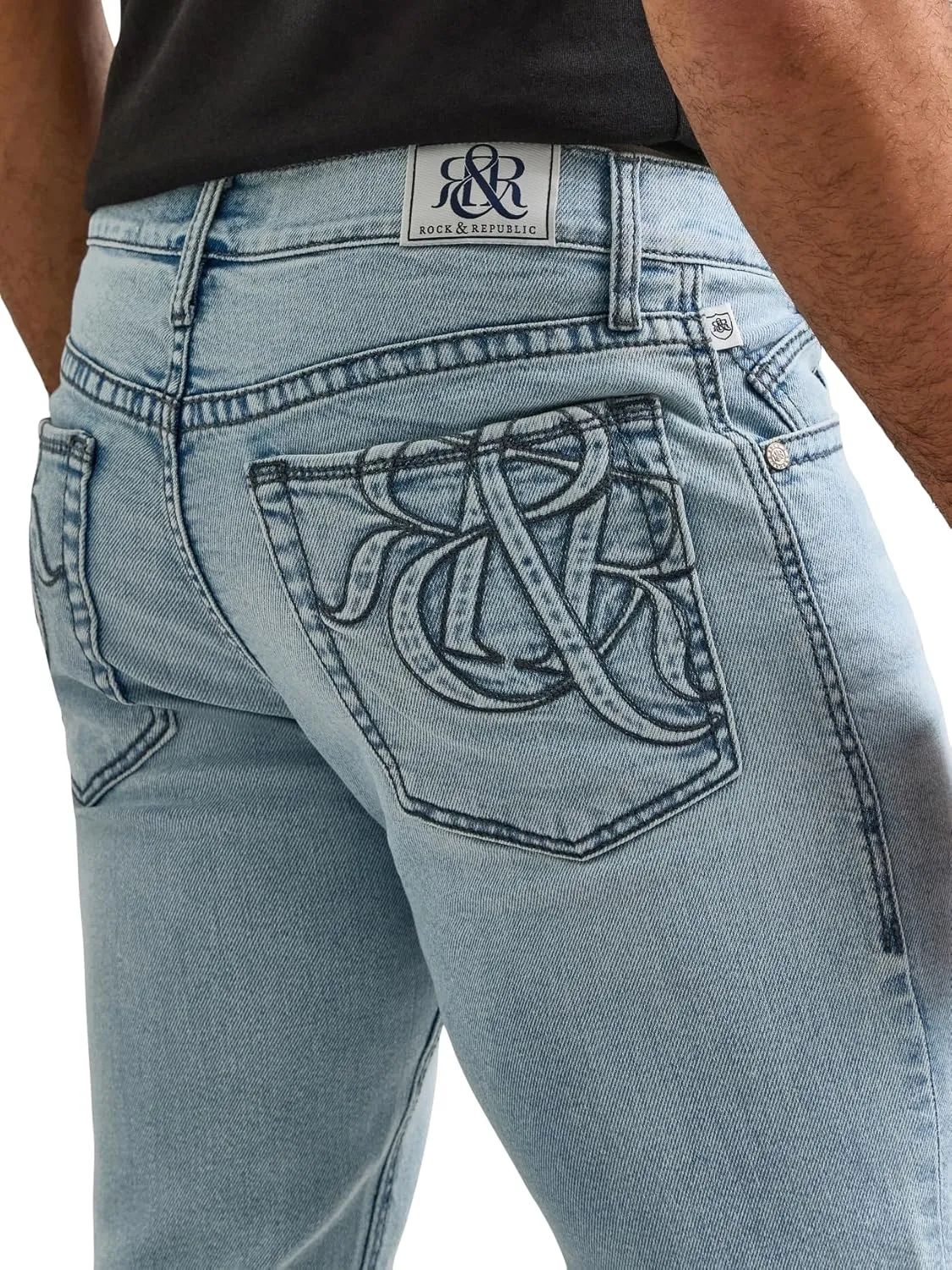 Rock & Republic Men's Slim Straight Jean