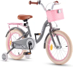Royalbaby Princess Girls Kids Bike 12 14 16 18 20 Inch Children Bicycle with Basket for Age 3-12 Years