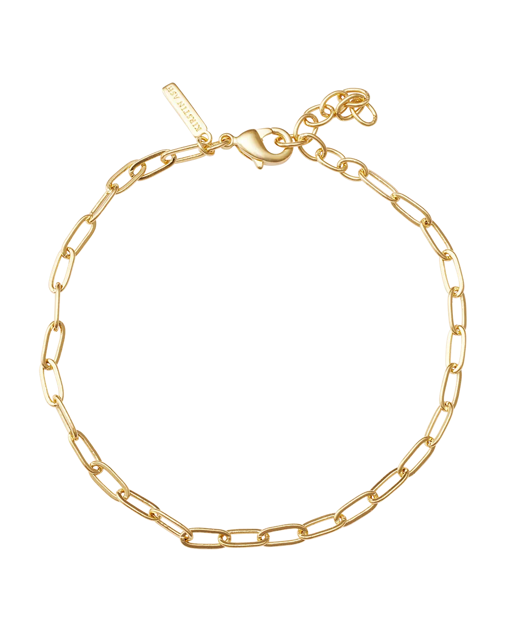 RUE CHAIN BRACELET (18K GOLD PLATED)