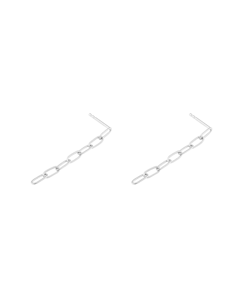 RUE CHAIN EARRING (STERLING SILVER)