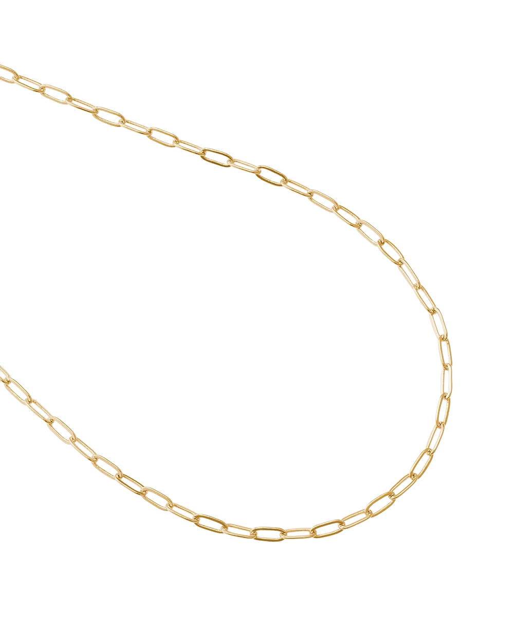 RUE CHAIN NECKLACE (18K GOLD PLATED)