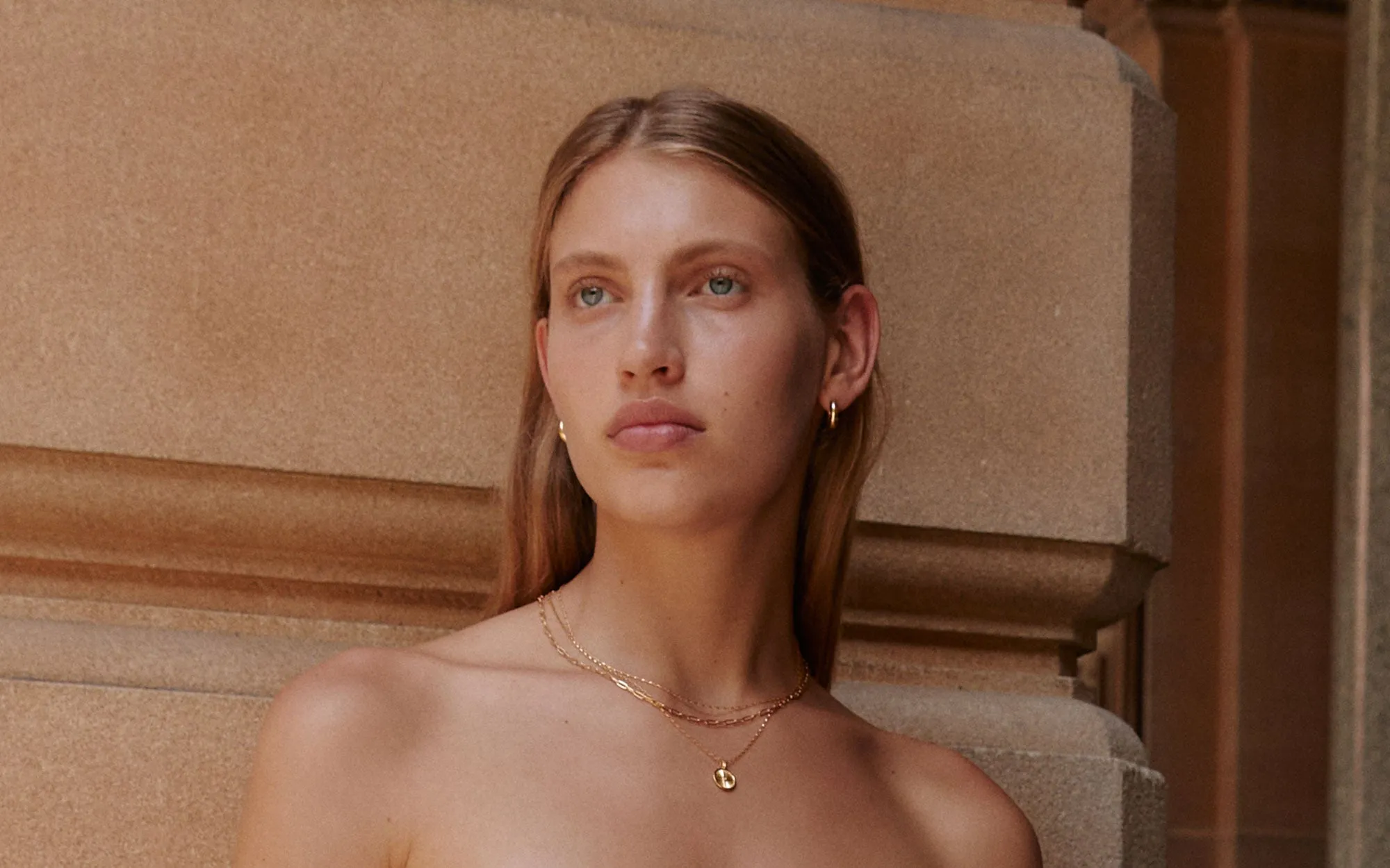 RUE CHAIN NECKLACE (18K GOLD PLATED)