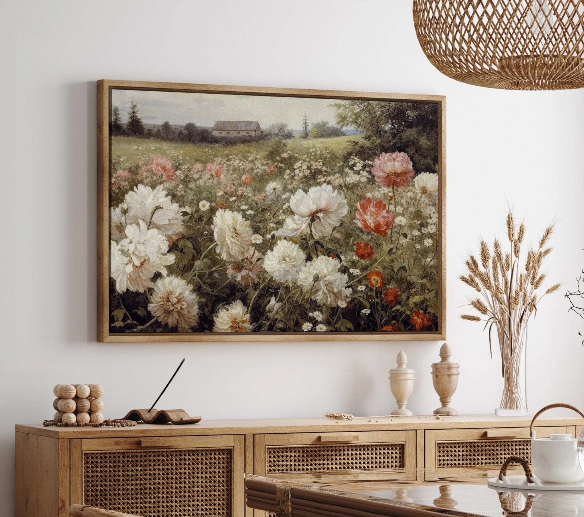Rustic Bucolic Blossoms Flower Garden