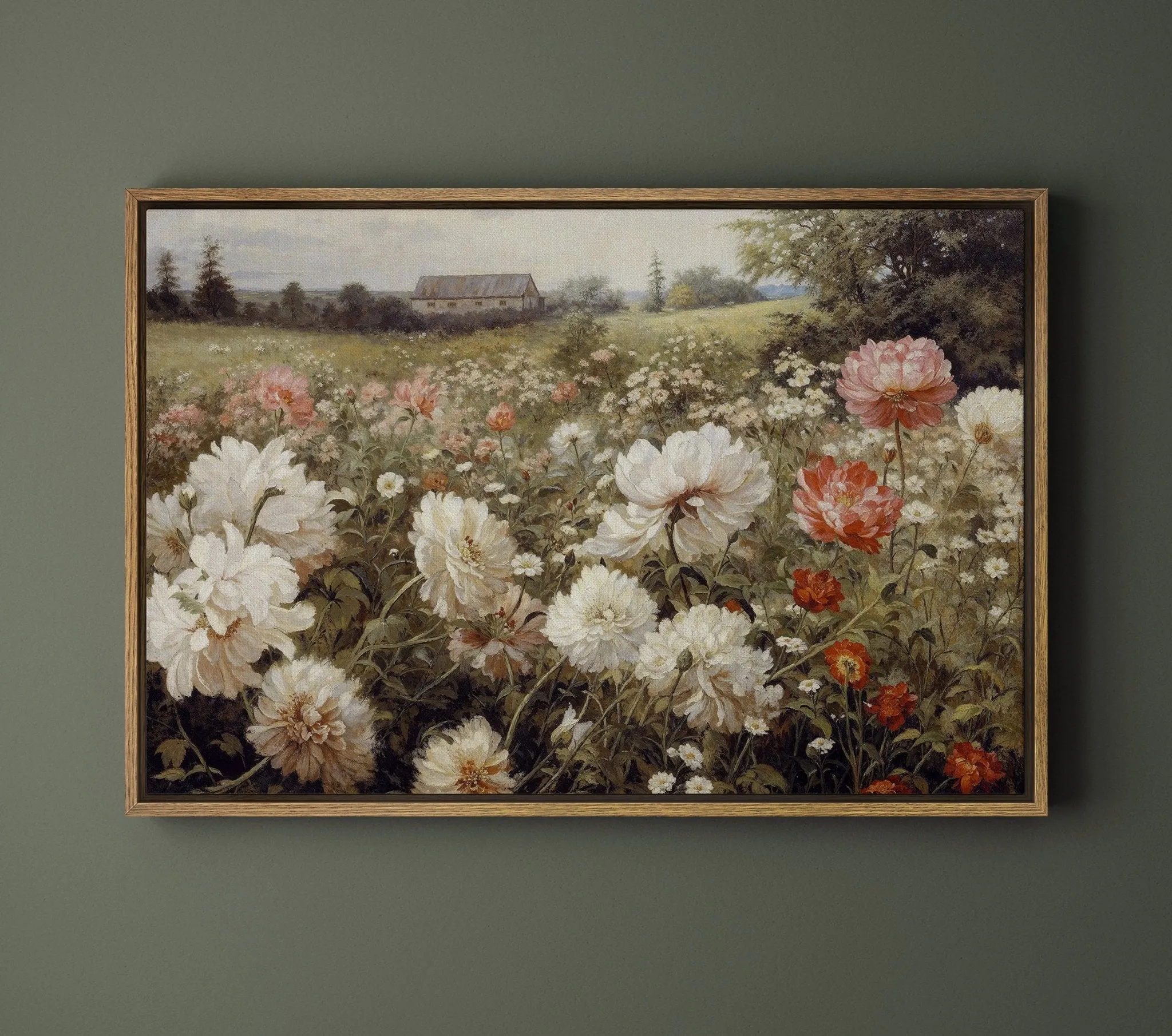 Rustic Bucolic Blossoms Flower Garden