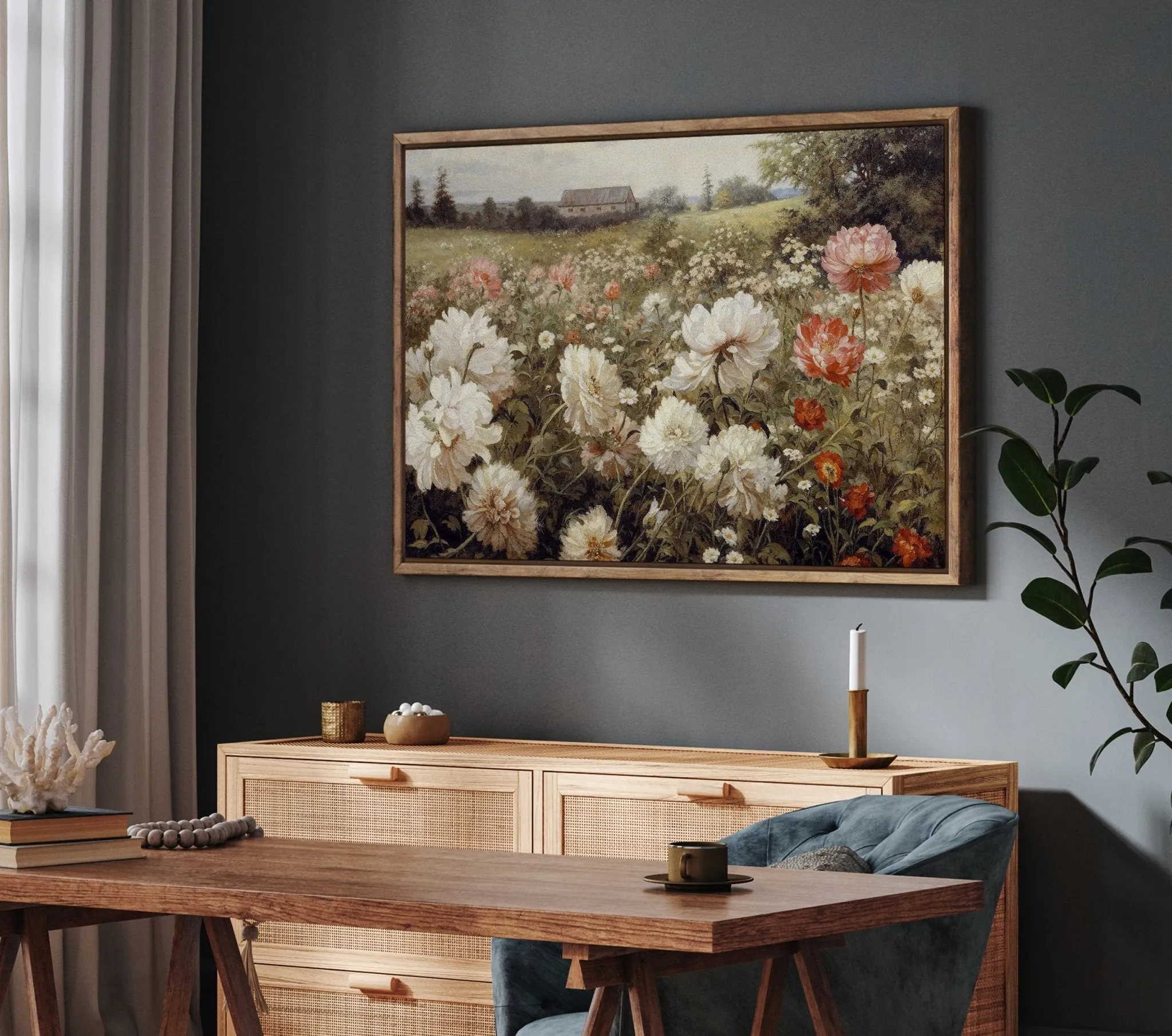 Rustic Bucolic Blossoms Flower Garden