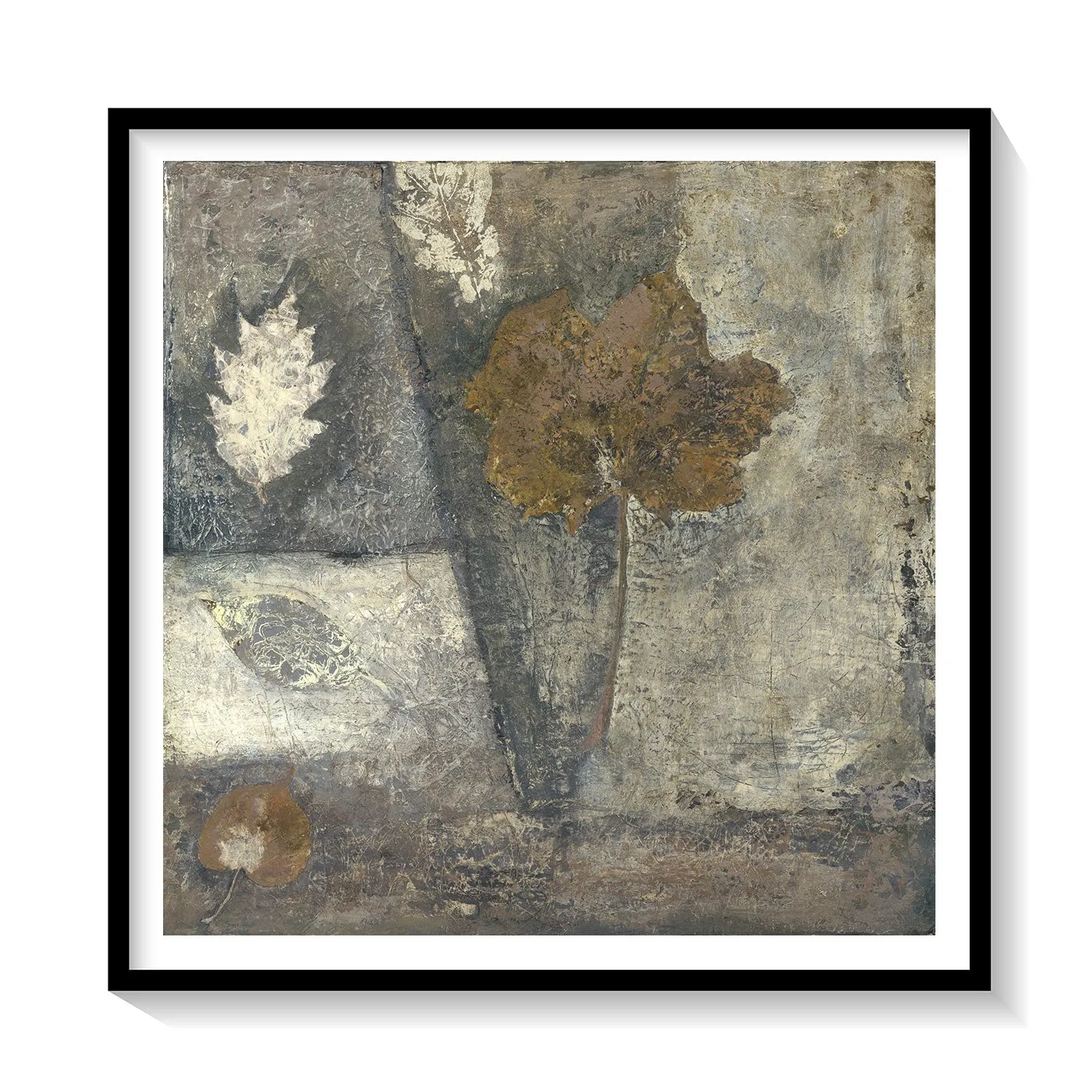 Rustic Fall Leaf Painting I