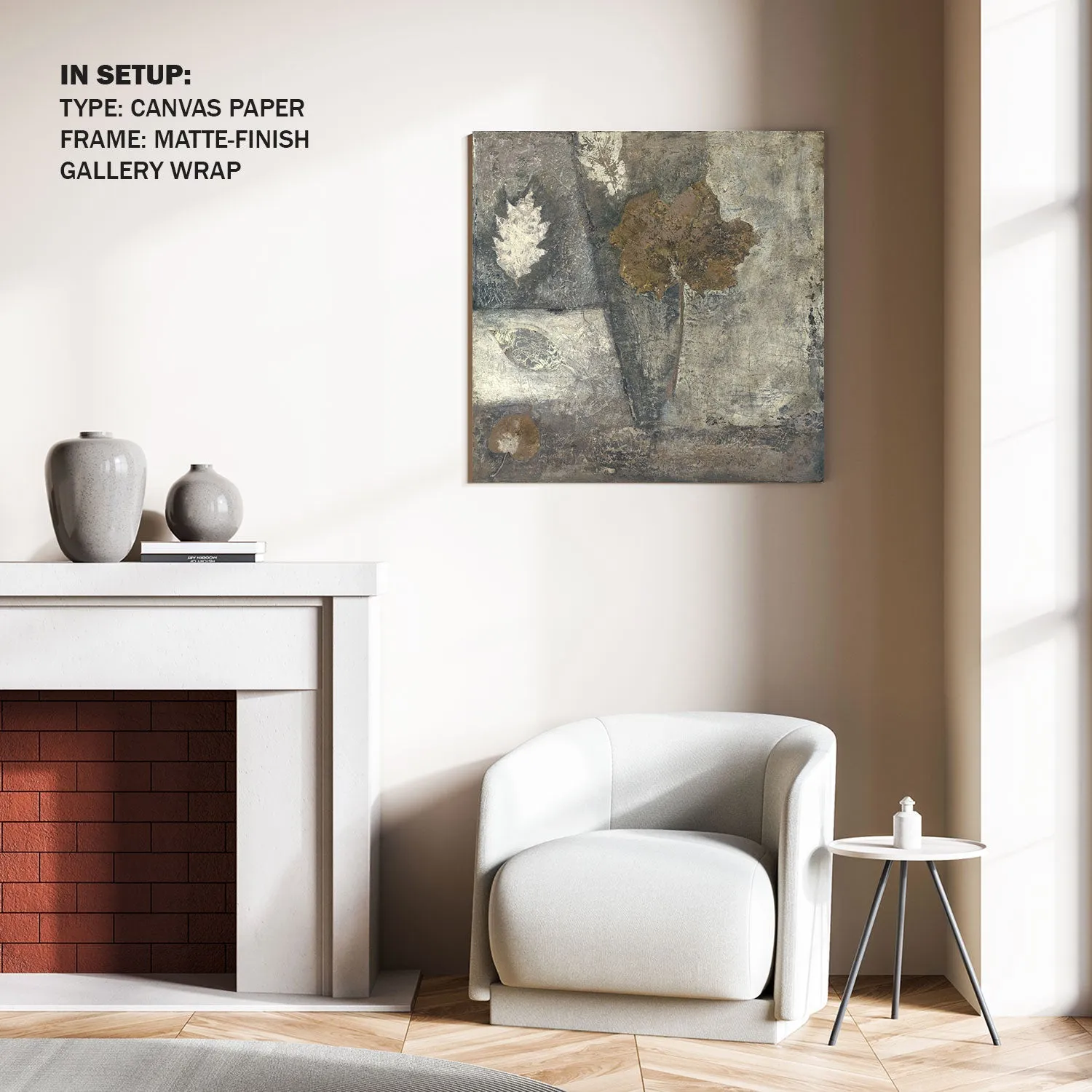 Rustic Fall Leaf Painting I