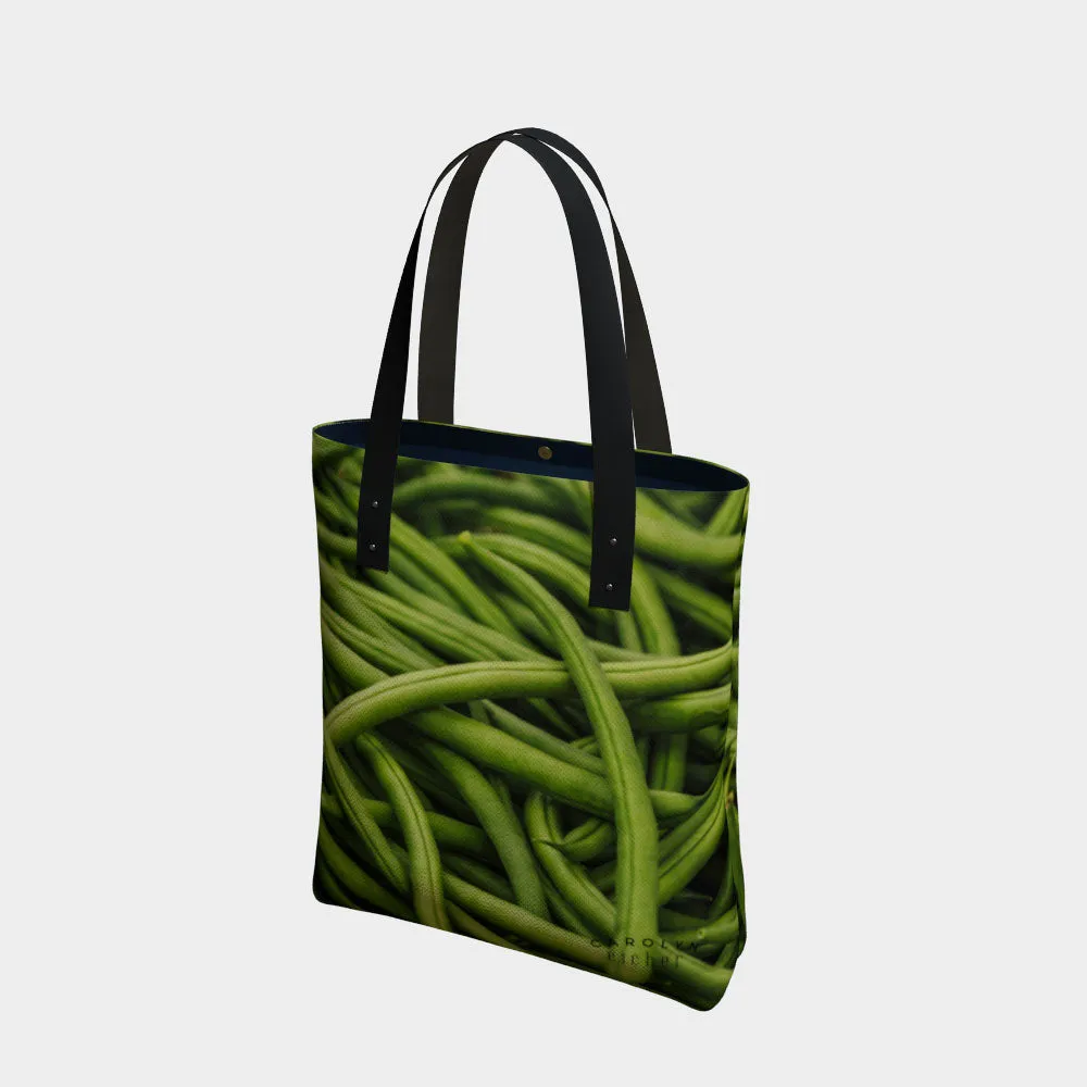 Rustic Green Beans Luxury Tote