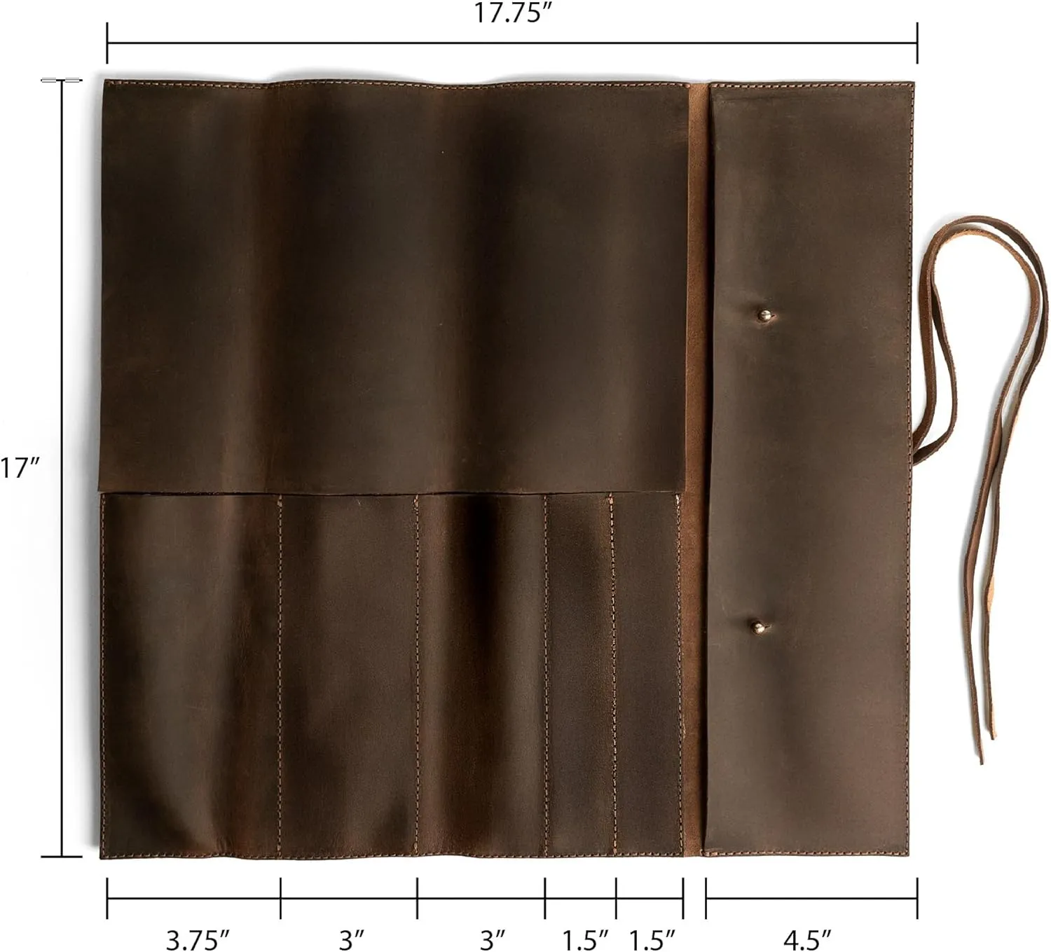 Rustic Leather Knife Roll Case, Durable Chef Knife Bag for Professional Chefs, Knife Roll Bag, Portable Carrying Case for Knives and Tools, Ideal for Culinary Travel, Knife Bags for Chefs Professional