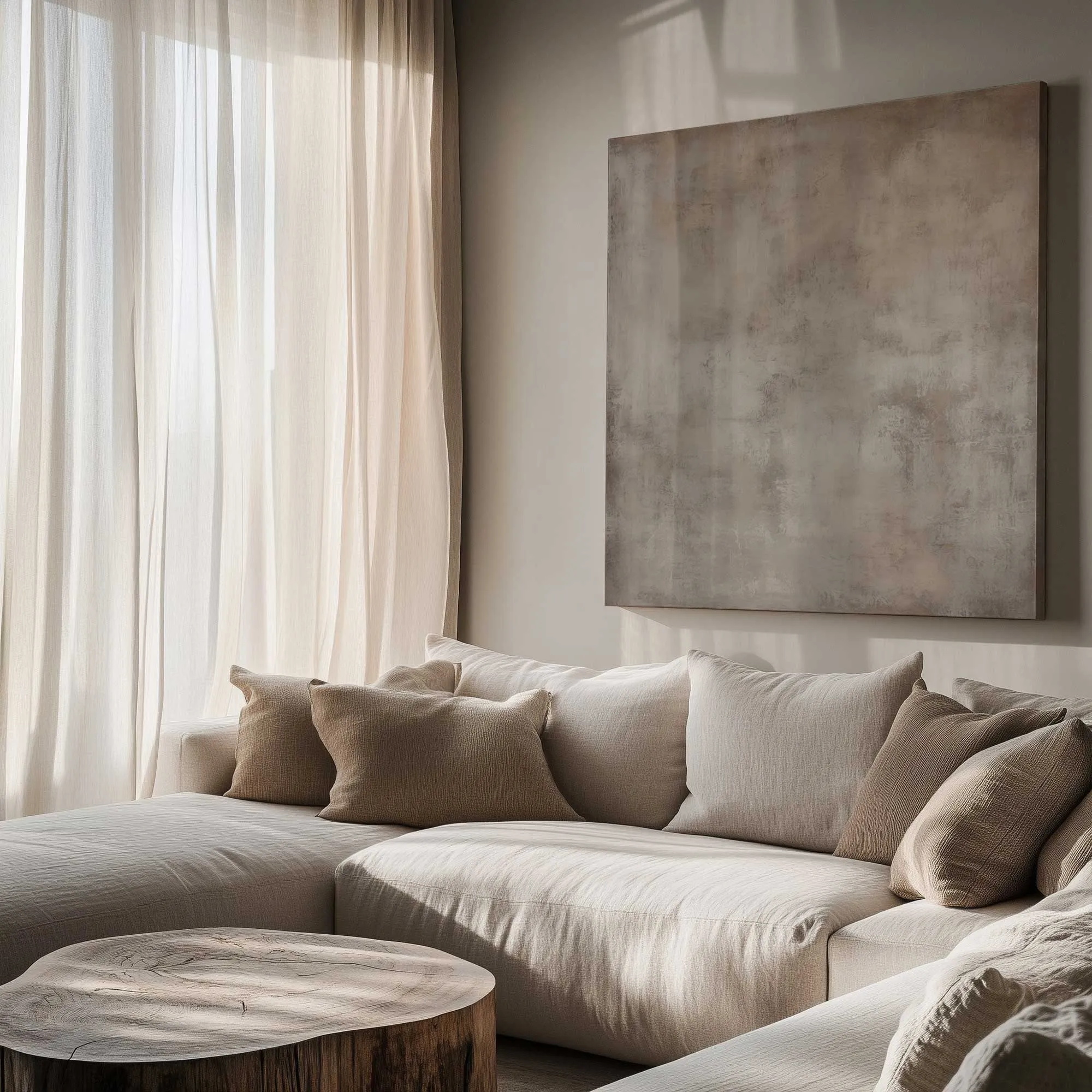 Rustic Reverie Layers Print on Canvas