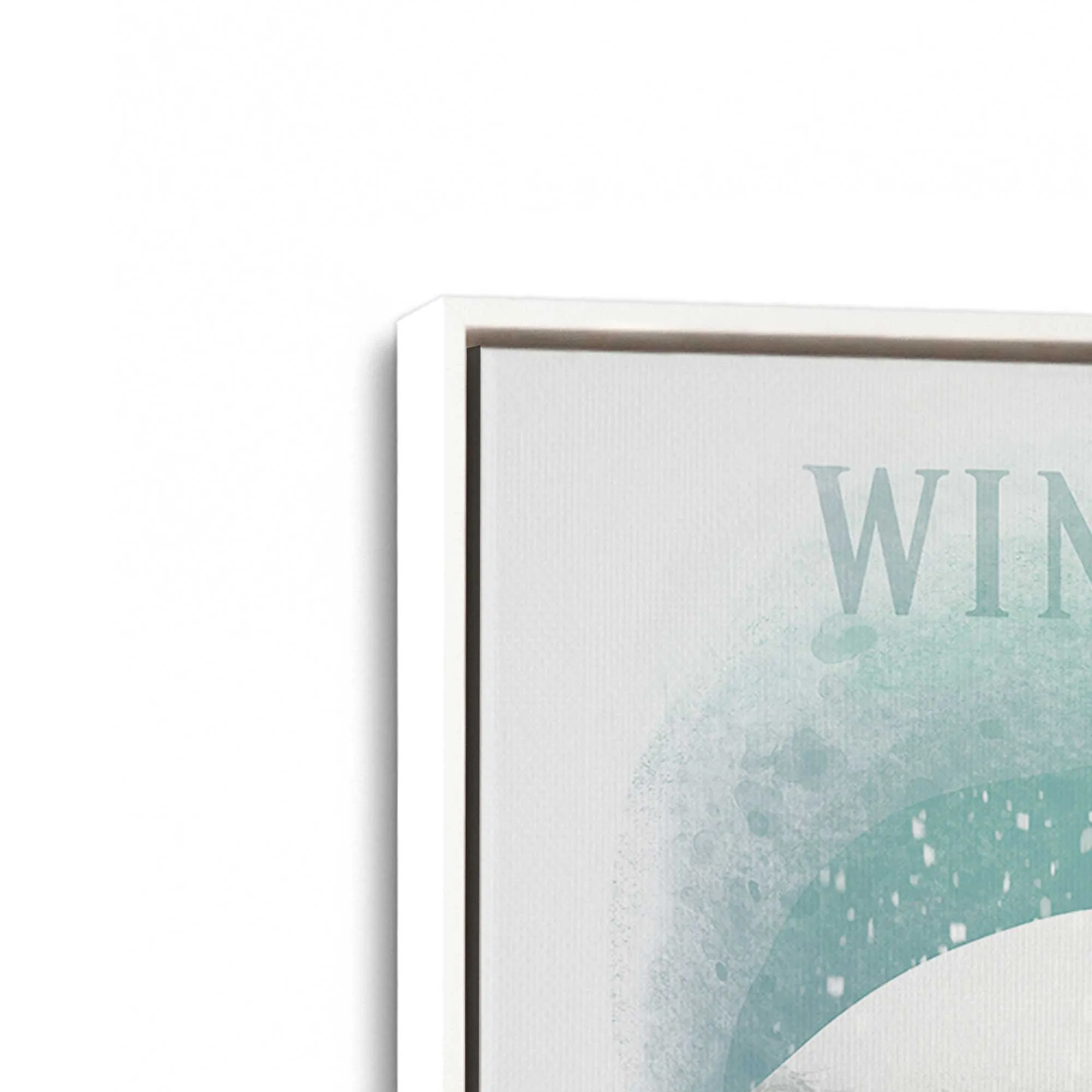 Rustic Winter Wonderland Print on Canvas