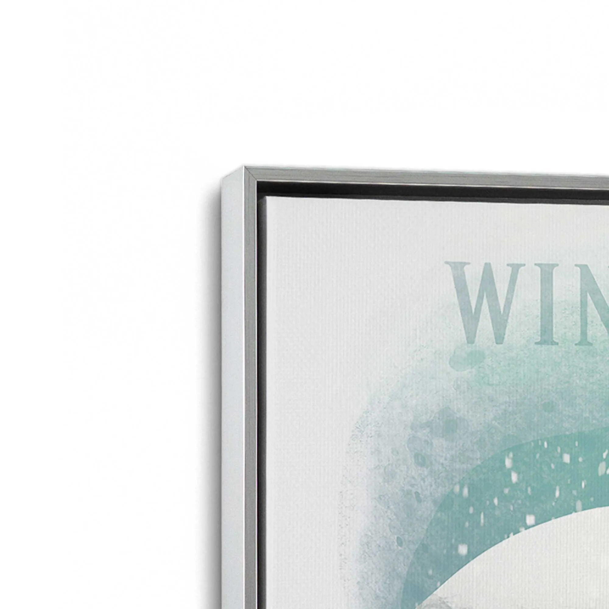Rustic Winter Wonderland Print on Canvas
