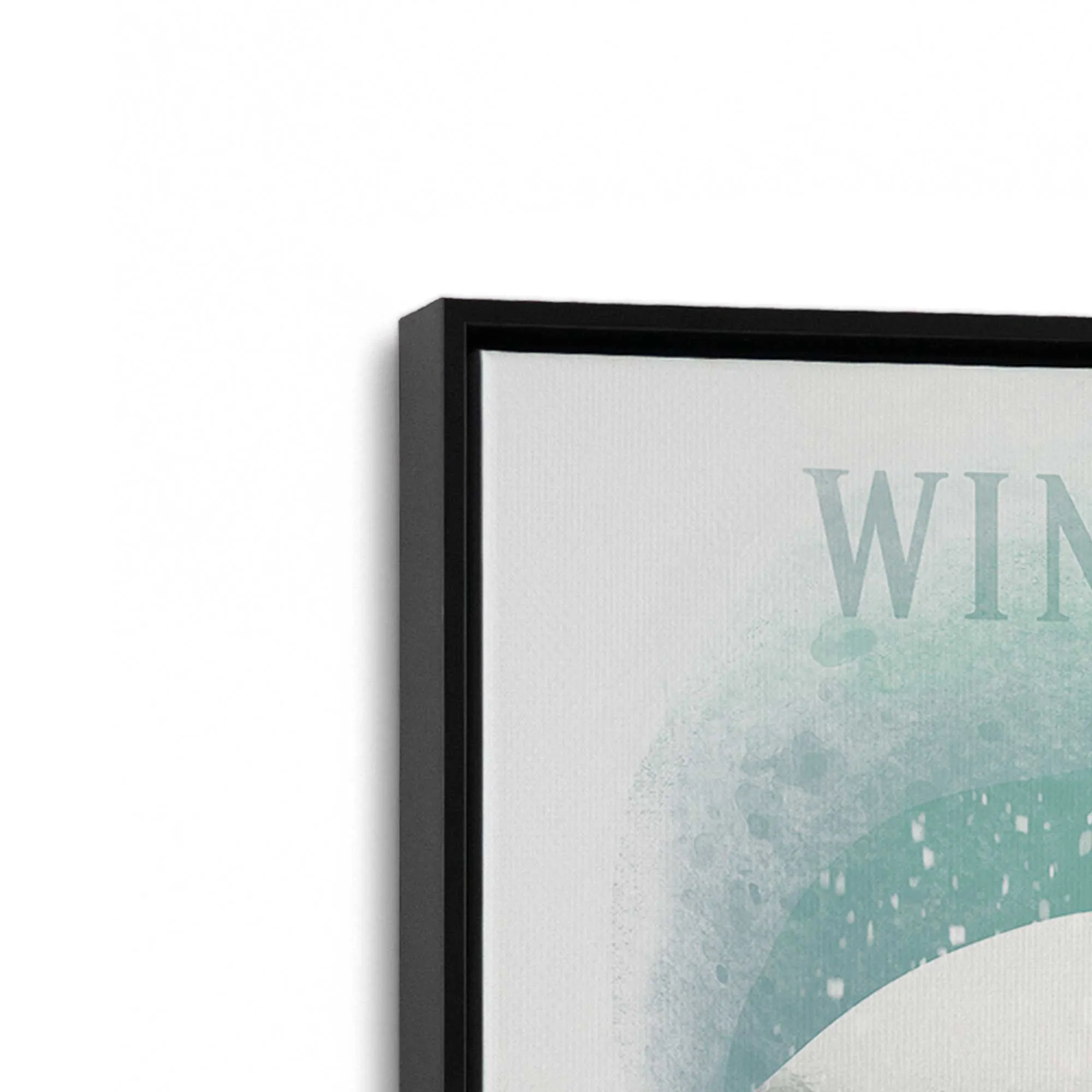 Rustic Winter Wonderland Print on Canvas