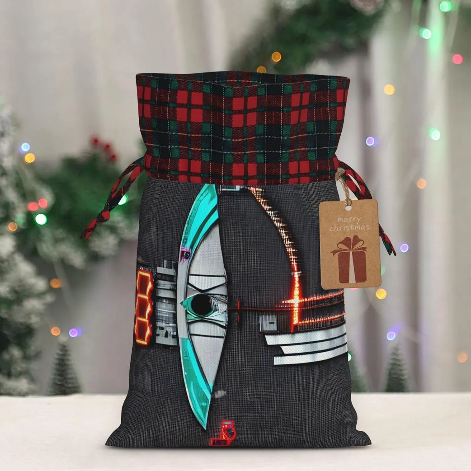 SamLng Darts arrows Christmas Gift Bag - Holiday Drawstring Party Favor, Goody Wrapping, Perfect for Birthdays, Anniversaries