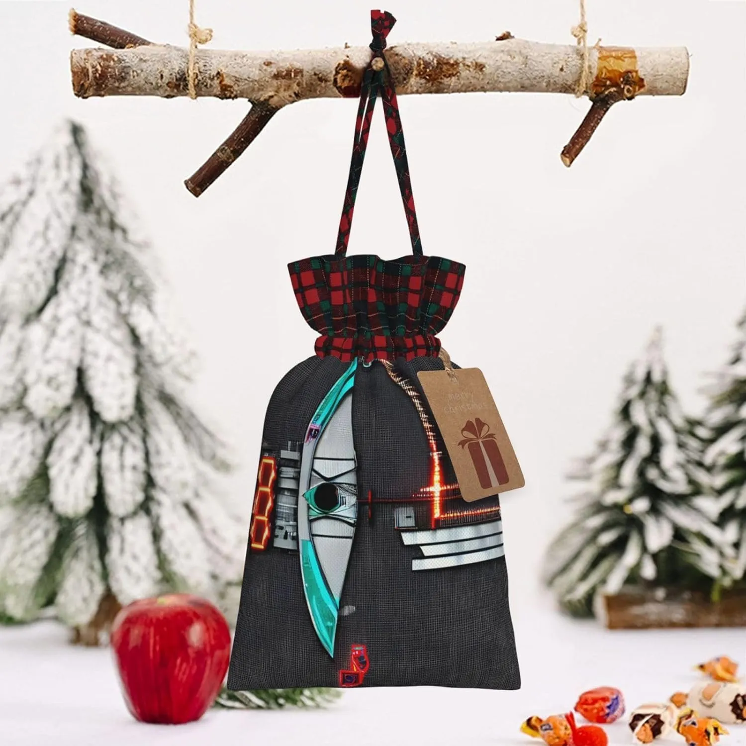 SamLng Darts arrows Christmas Gift Bag - Holiday Drawstring Party Favor, Goody Wrapping, Perfect for Birthdays, Anniversaries