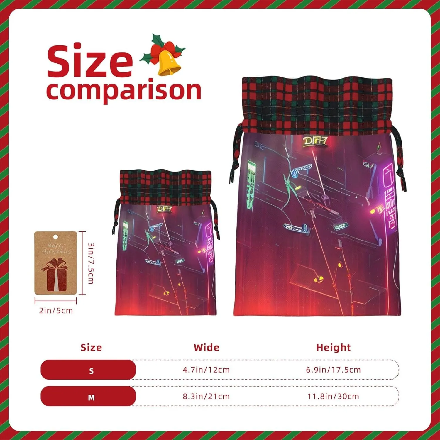 SamLng Darts arrows furture Christmas Gift Bag - Holiday Drawstring Party Favor, Goody Wrapping, Perfect for Birthdays, Anniversaries