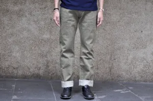 Samurai 17oz "Uguisu" S0170GNX Spring Green LHT Denim (Straight Tapered Fit)