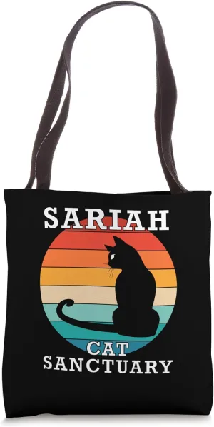 Sariah Cat Sanctuary Group Family Reunion Name Tote Bag