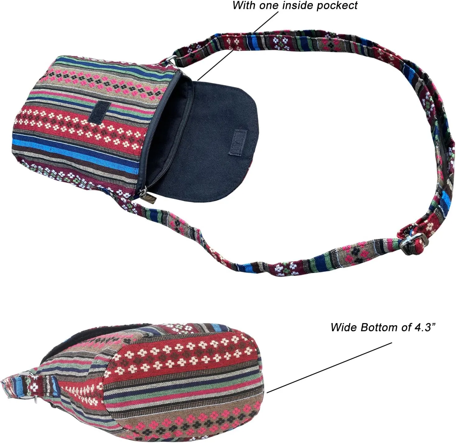 Satchel Saddle Pocket Swing pack Bag Collection Messenger Shoulder Bag Travel Purse Wallet