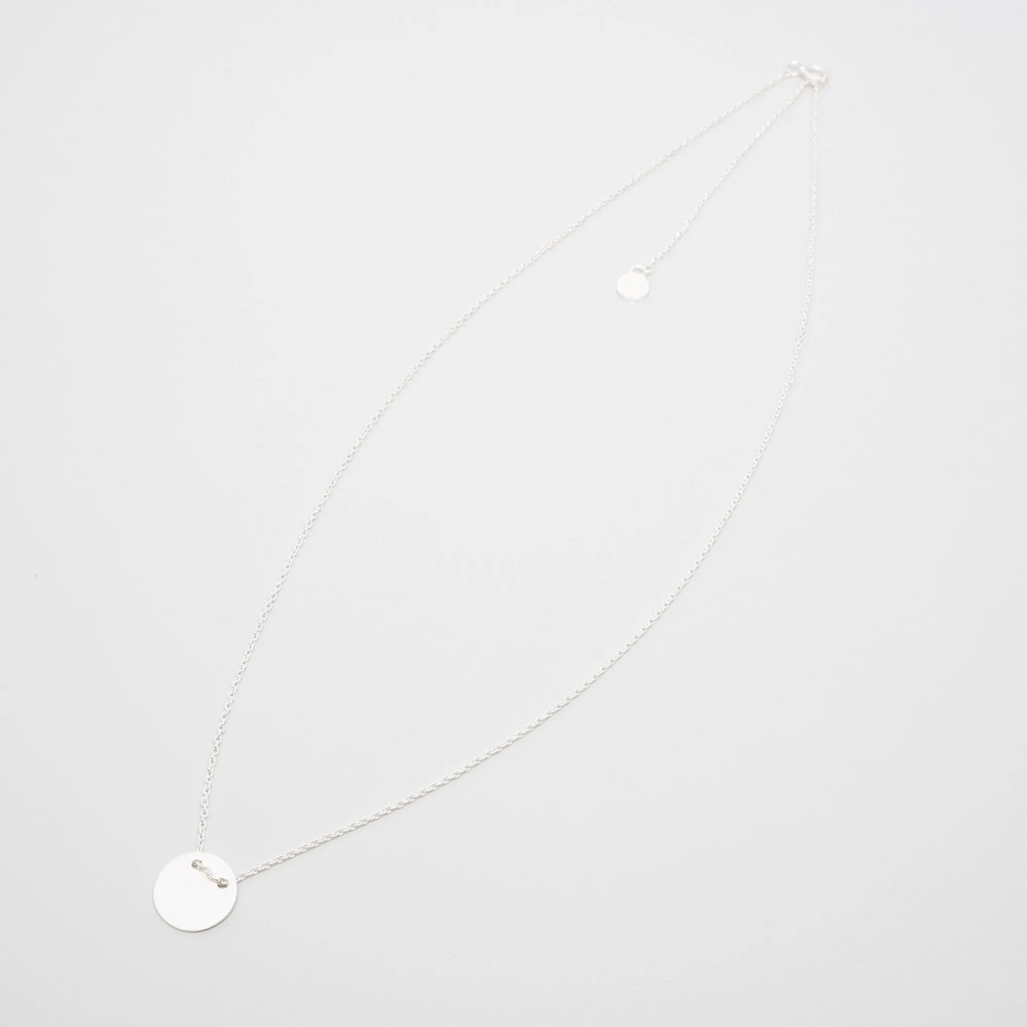 Satin Disc Necklace