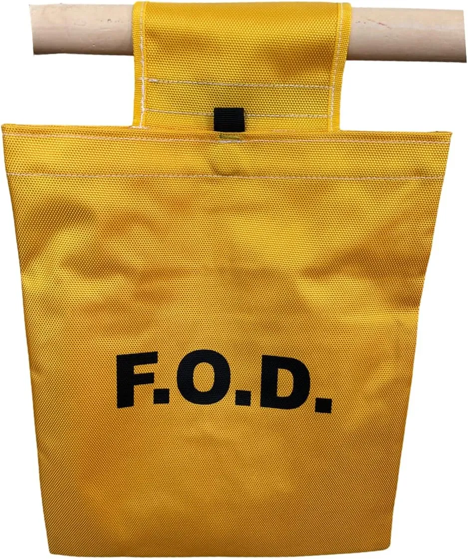 Scaffolding Hanging Large FOD Bag - Made From 1000 Denier Cordura Suitable for Aerospace, Aviation Industry - Help Eliminate Foreign Object Debris