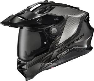 ScorpionEXO XT9000 Full Face Carbon Fiber Adventure Motorcycle Helmet (Trailhead Graphic Phantom Large)