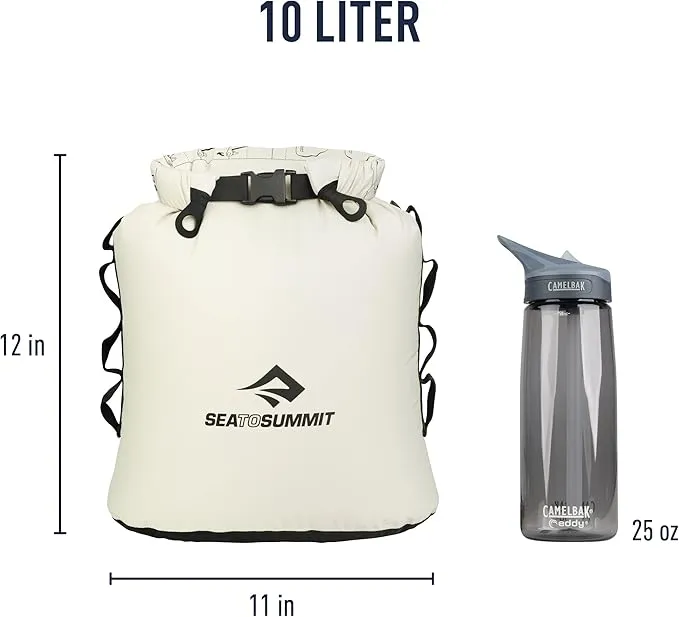 Sea to Summit Trash Dry Sack, 10-Liter Reusable Camping Trash Bag