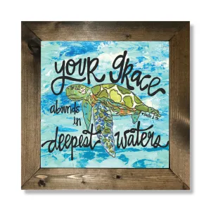 Sea Turtle - Framed Art