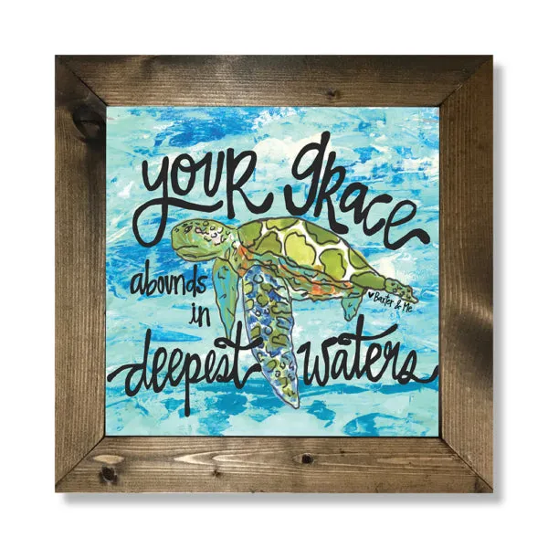 Sea Turtle - Framed Art