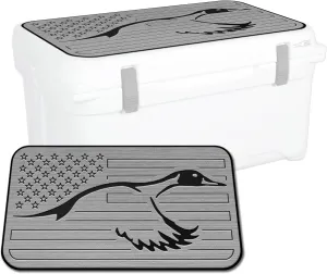 SeaDek EVA Mat Cooler Pad fits Engel | Peel & Stick Application | Non Slip Comfort Accessories - US Flag Duck Outdoorsman Hunt Design (SG-B)