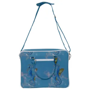 Seahorse Blue Cross Body Office Bag
