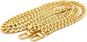 SEAVILIA Gold Purse Chain Straps Replacement Crossbody for Handbags, Bag Chain Accessories 47''