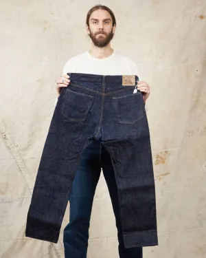 Second Hand Momotaro Lot 0605-82 Natural Tapered 16oz Texture Denim W36