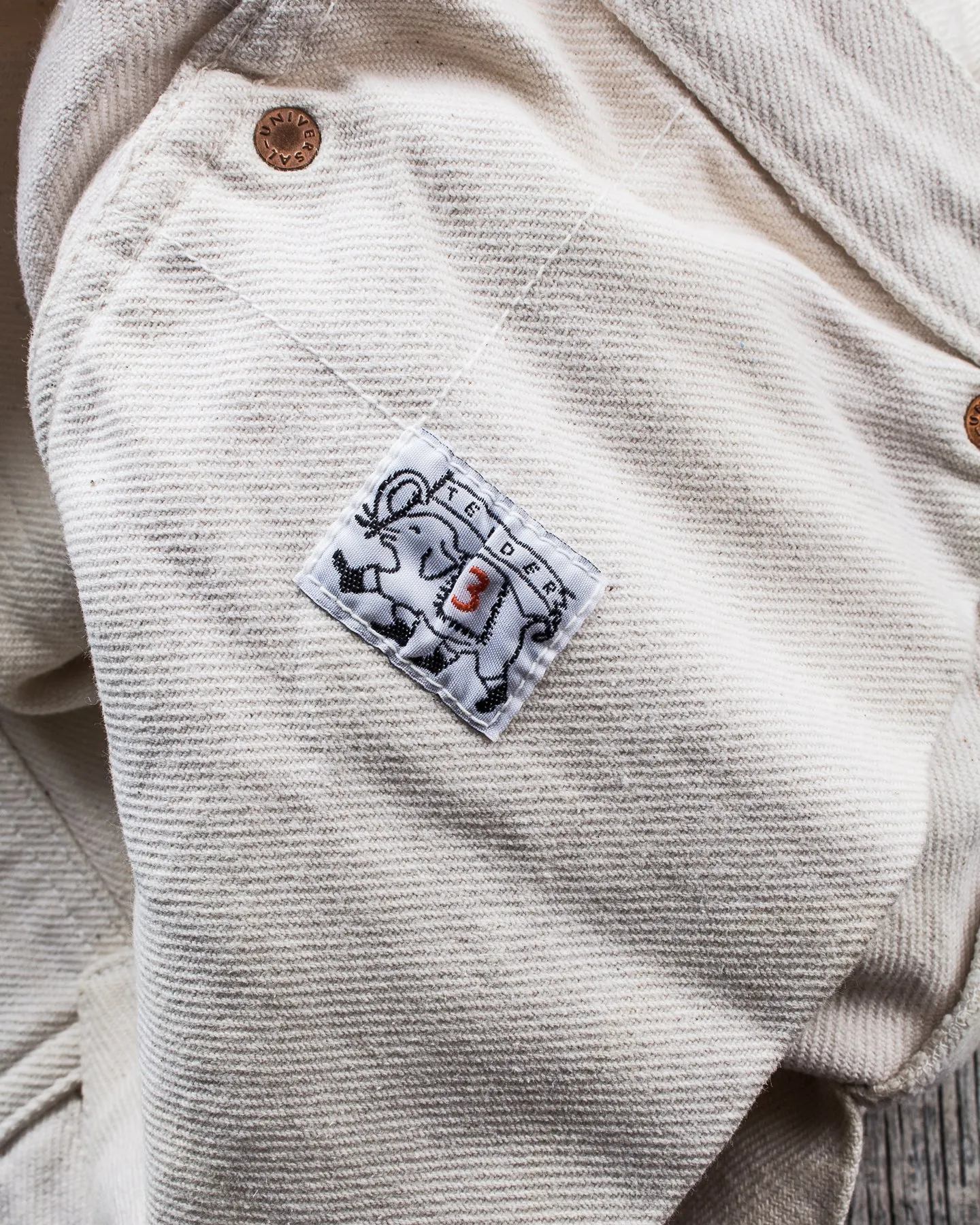 Second Hand Tender 129 White Denim Shorts Size 3