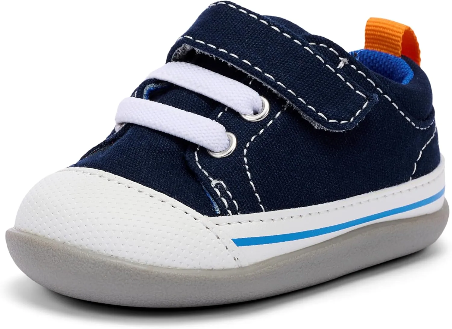 See Kai Run Stevie II INF Navy Canvas 5.5