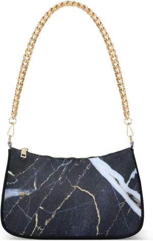 senya Handbags Chain Shoulder Tote Bag Abstract Marble Satchel Purse Top Handle Crossbody Bags for Women 9