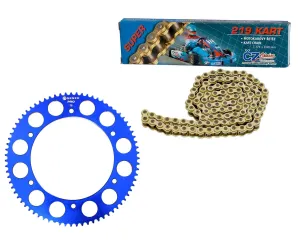 Senzo Pro Sprocket & CZ 104 Link Chain Bundle