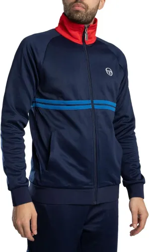 Sergio Tacchini Men's Dallas Track Jacket, Maritime Blue/Adrenaline Rush/Nautical
