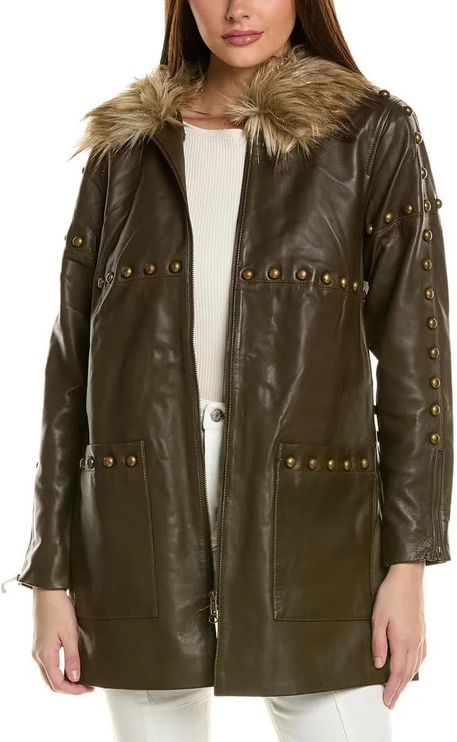 Serpentine Leather Jacket