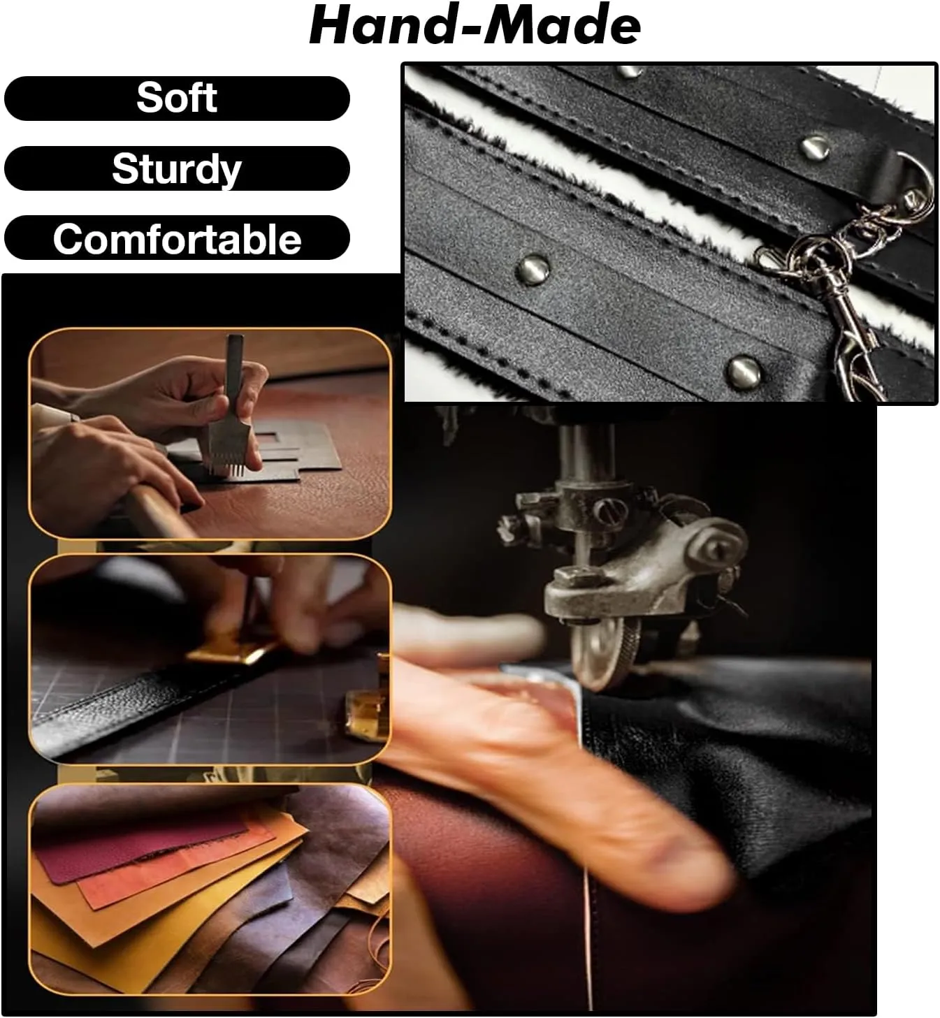 Sex Toys BDSM Restraints Dildo, 36Pcs Kit Bondage Gear and Accessories for Adult Women and Couples (Blcak, 36 Piece Set)