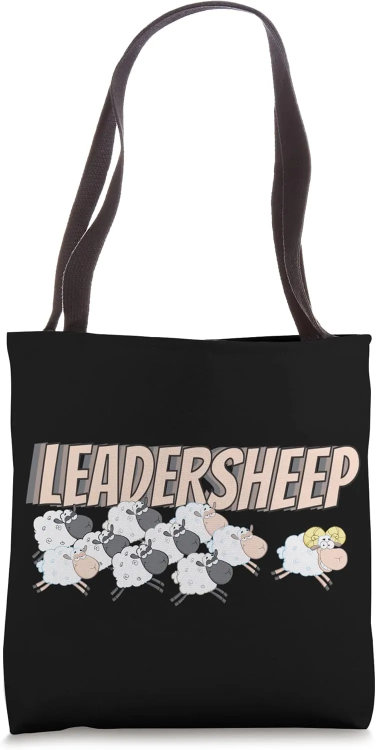 Sheep I Leadersheep I Sheep Wool Lamp Tote Bag