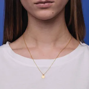 Shiny Disc Necklace