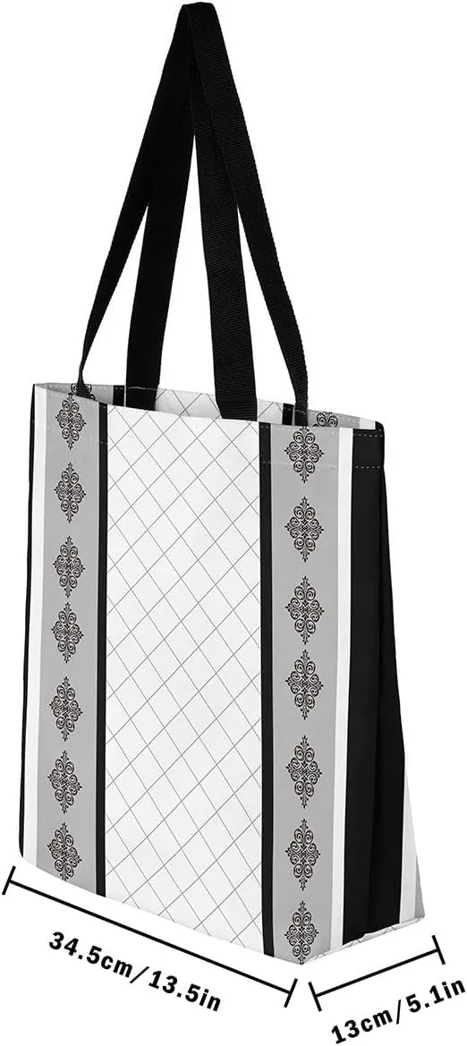 Ship Anchor Canvas Tote Bag for Women,Ocean Nautical Wheel Compass Handbag,Rustic Vintage Shoulder Bag