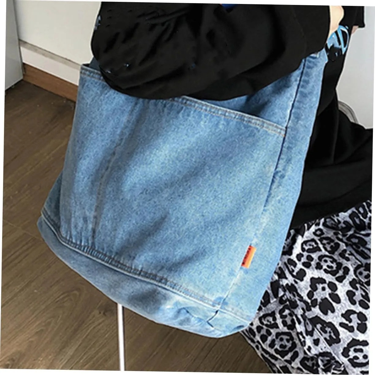 Shoulder Bags Large-capacity Bag Crossbody Leather Bags for Women Denim Cross-body Bag Vintage Crossbody