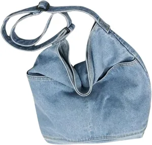 Shoulder Bags Large-capacity Bag Crossbody Leather Bags for Women Denim Cross-body Bag Vintage Crossbody