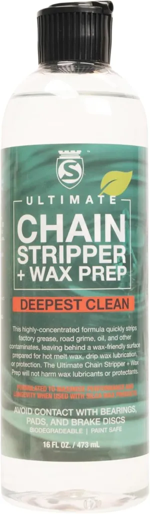 SILCA Professional Bike Chain Stripper- Deep clean in 10 Minutes, simple application, Drip On & Rinse off with water | Lift and Encapsulate cleaning technology - 16oz Drip Bottle