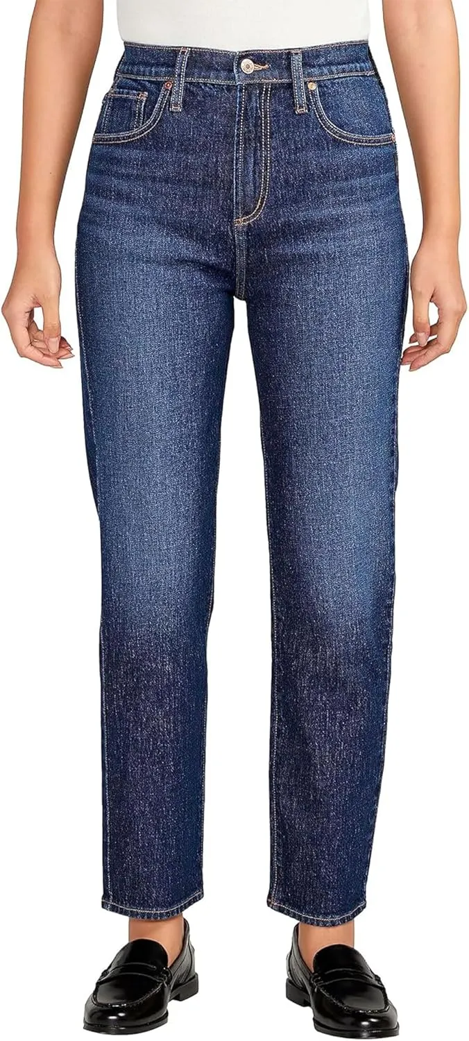 Silver Jeans Co. Women's Highly Desirable High Rise Straight Leg Jeans